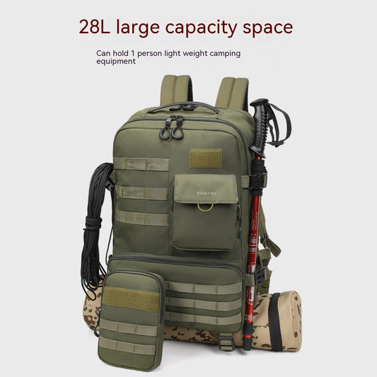 Tactical/Camping/Hiking Backpack Waterproof for all Outdoor activities, 28L Large Capacity